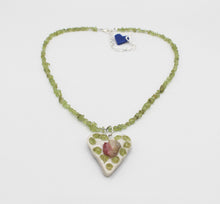 Load image into Gallery viewer, Tourmaline Heart Necklace