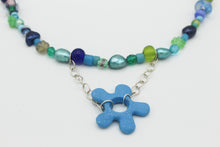 Load image into Gallery viewer, Blue Anemone Necklace