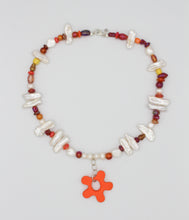 Load image into Gallery viewer, Orange Anemone Necklace