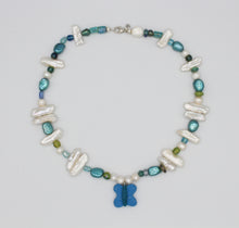 Load image into Gallery viewer, Blue Crush Butterfly Necklace