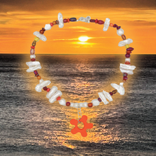 Load image into Gallery viewer, Orange Anemone Necklace