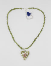 Load image into Gallery viewer, Tourmaline Heart Necklace