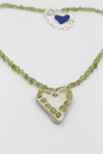 Load image into Gallery viewer, Peridot Heart Necklace