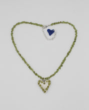 Load image into Gallery viewer, Peridot Heart Necklace