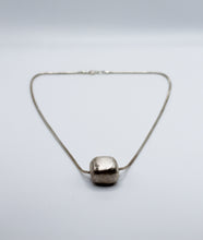 Load image into Gallery viewer, Silver Drop Necklace