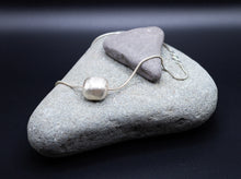 Load image into Gallery viewer, Silver Drop Necklace