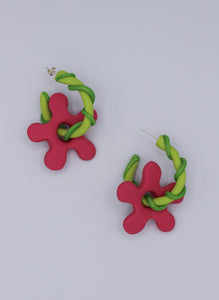 Custom Order- Blooming Vine Hoops