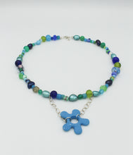 Load image into Gallery viewer, Blue Anemone Necklace