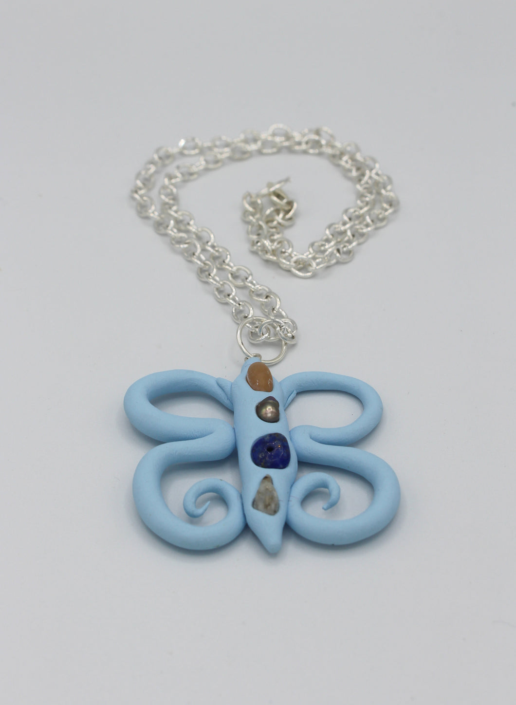 Butterfly charm necklace
