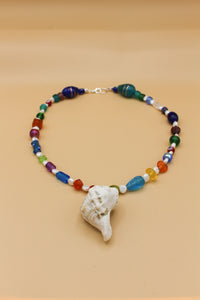 Rainbow Conch Necklace