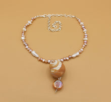 Load image into Gallery viewer, Fibonacci Charm Necklace