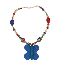Load image into Gallery viewer, Metamorphosis Necklace- Blue Rain
