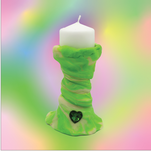 Candle Holder- Algae