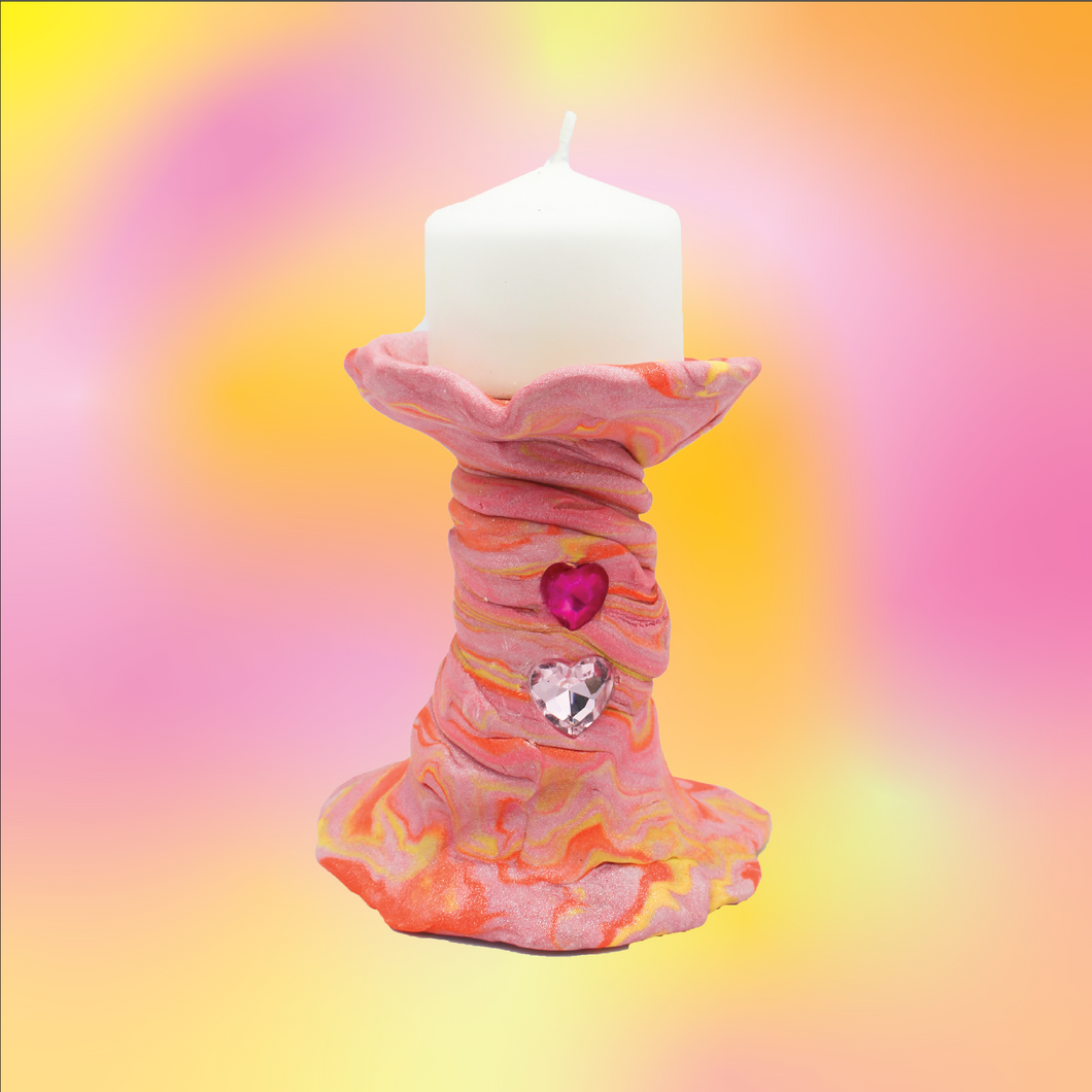 Candle Holder Pedestal- Summer Bliss